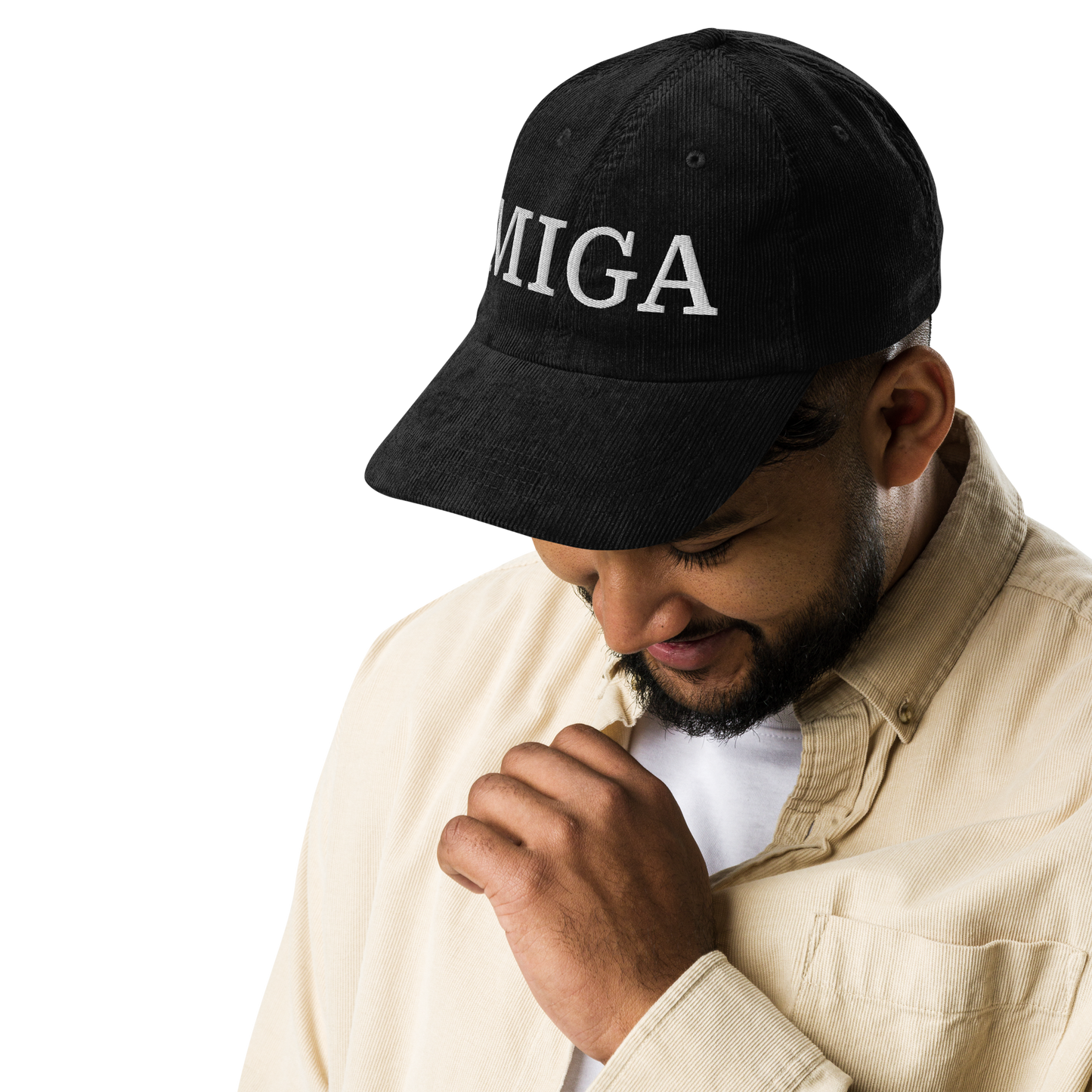 MIGA Corduroy Cap – کلاه میگا - Make IRAN Great Again