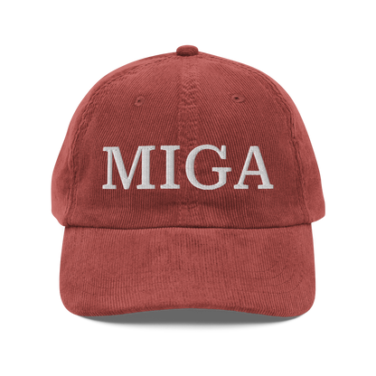 MIGA Corduroy Cap – کلاه میگا - Make IRAN Great Again