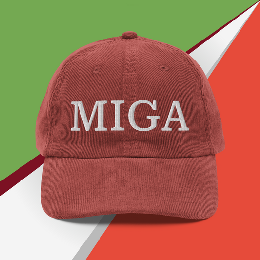 MIGA Corduroy Cap – کلاه میگا - Make IRAN Great Again