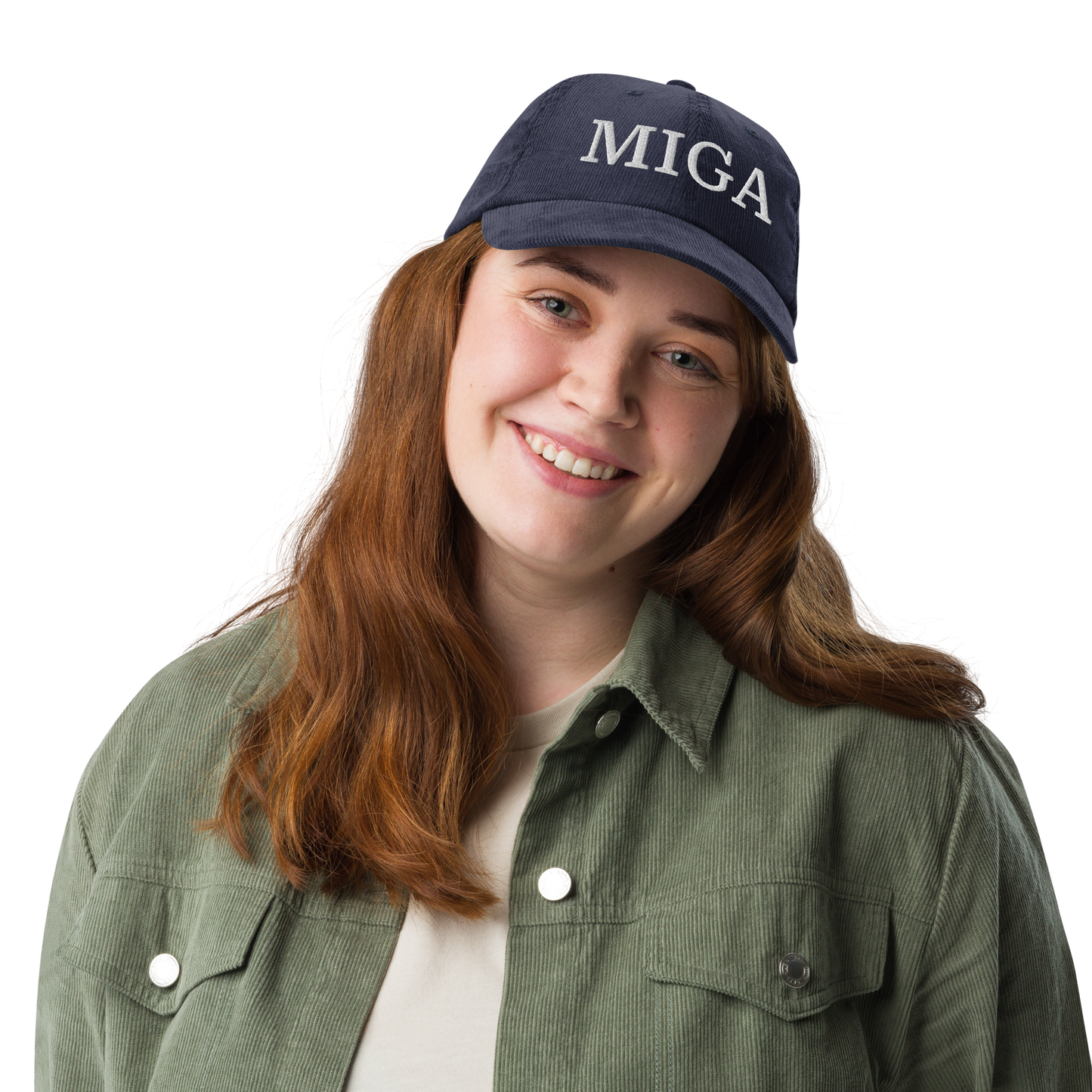 MIGA Corduroy Cap – کلاه میگا - Make IRAN Great Again