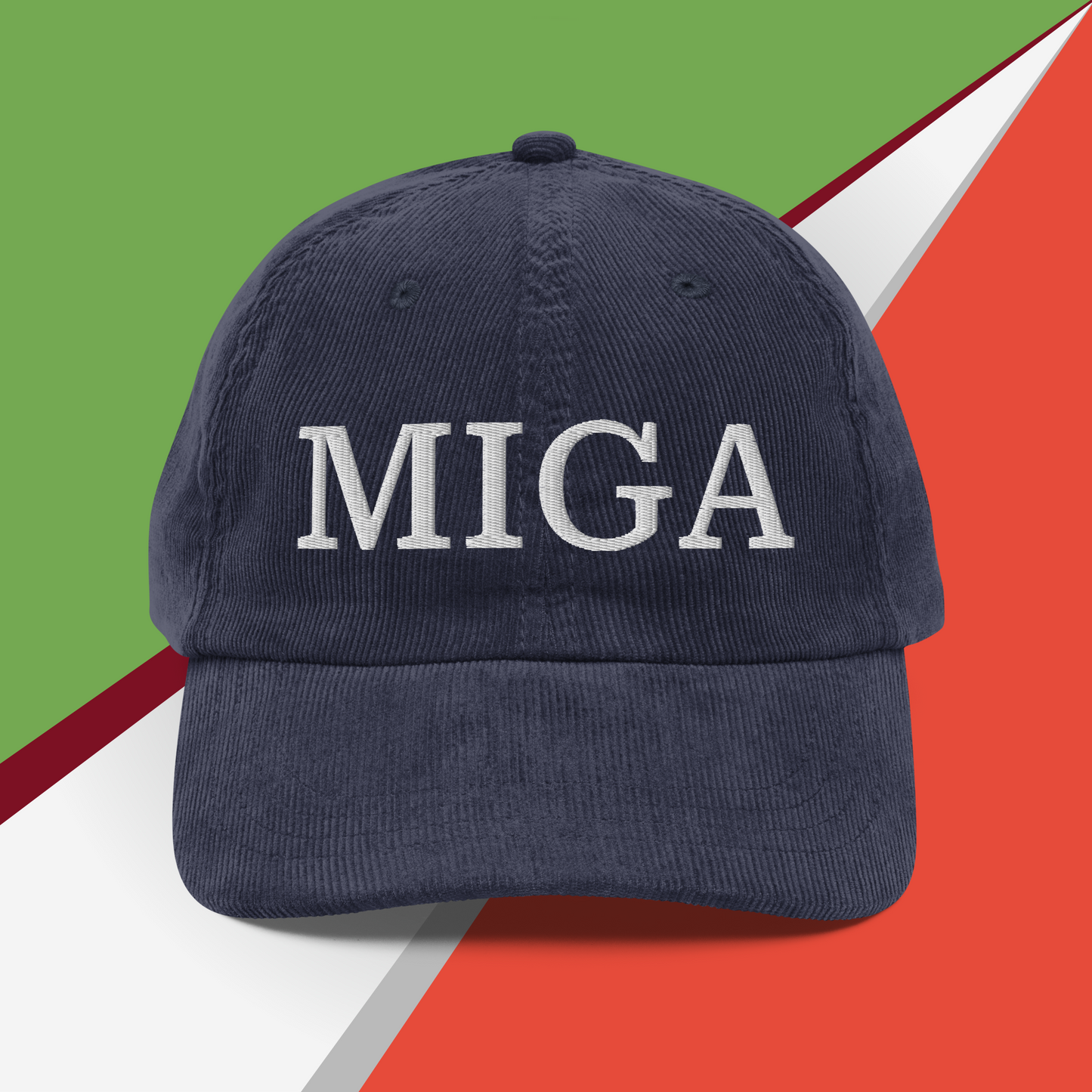 MIGA Corduroy Cap – کلاه میگا - Make IRAN Great Again