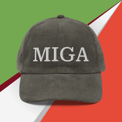 MIGA Corduroy Cap – کلاه میگا - Make IRAN Great Again